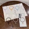 Простой чехол MagSafe для телефона S25 S24 для Samsung Galaxy S25 Ultra S24 Plus S24 FE Кристальная беспроводная зарядка Жесткая прозрачная поликарбонатная накладка