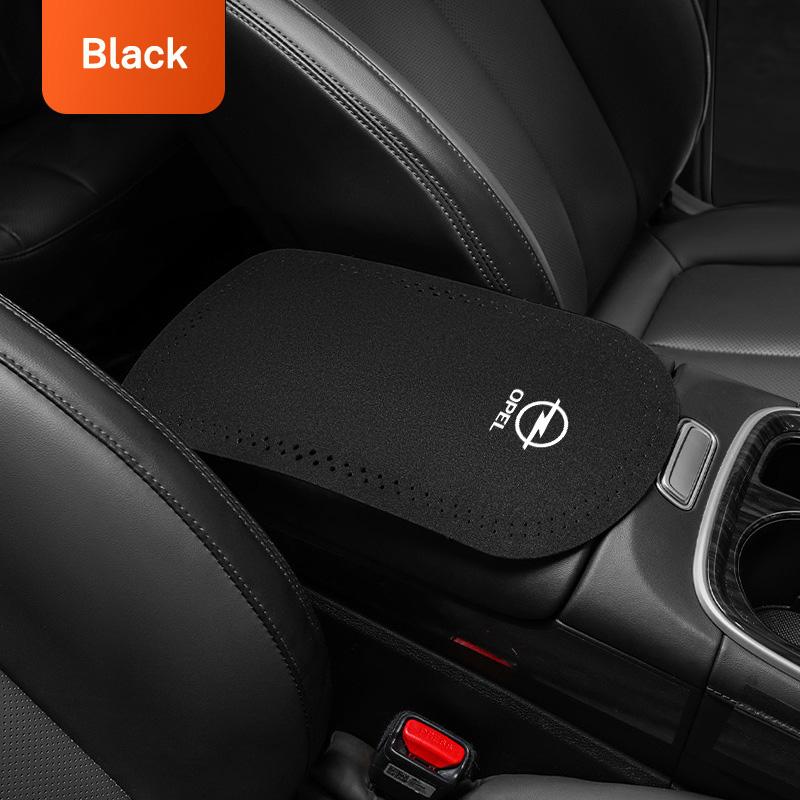 Suede Car Armrest Box Pad PU Leather Center Console Cover Elbow Rest Cushion For OPEL Mokka Corsa Meriva Zafira Astra J H Vectra AU7