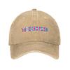 Techno Music Optical Illusion EDM Rave Baseball Caps Fashion Distressed Washed Trippy Glitch Snapback Unisex Women Outdoor Soft Hat