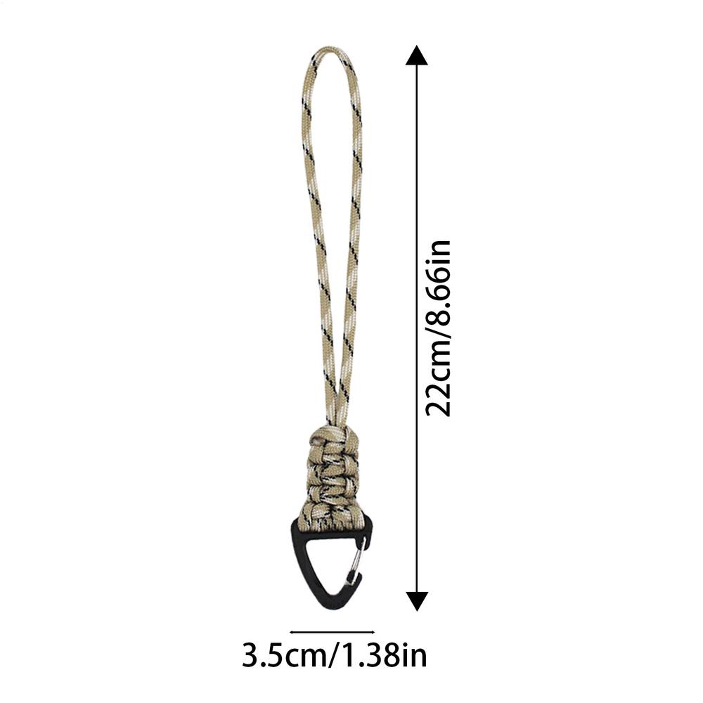 Паракордовый ремешок для ключей, паракордовый карабин, брелок, быстросъемная треугольная пряжка, замок-клипса, крючок, ремешок-застежка для улицы