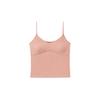 NEIWAI Women's Cotton Top with Chest Pads and Ribbed Straps for Interior and Exterior