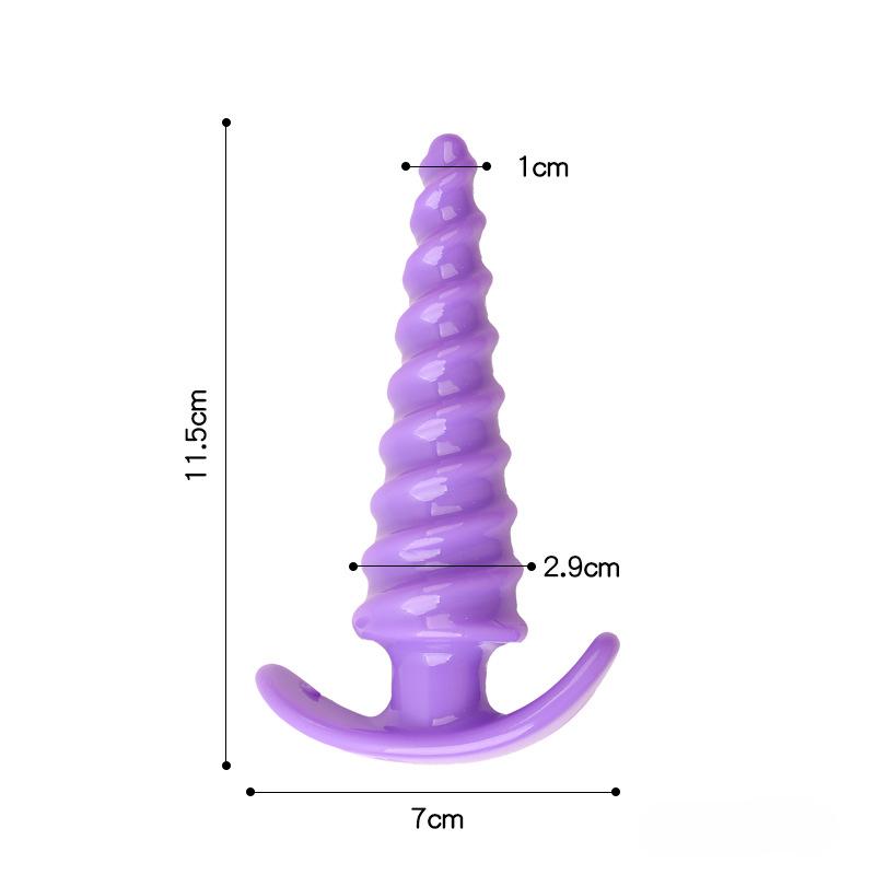 Анальная пробка с винтовой резьбой, эротическая анальная пробка, секс-игрушки для взрослых, анальный расширитель для женщин и мужчин