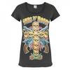 Womens/Ladies Skull Cross Guns N Roses T-Shirt