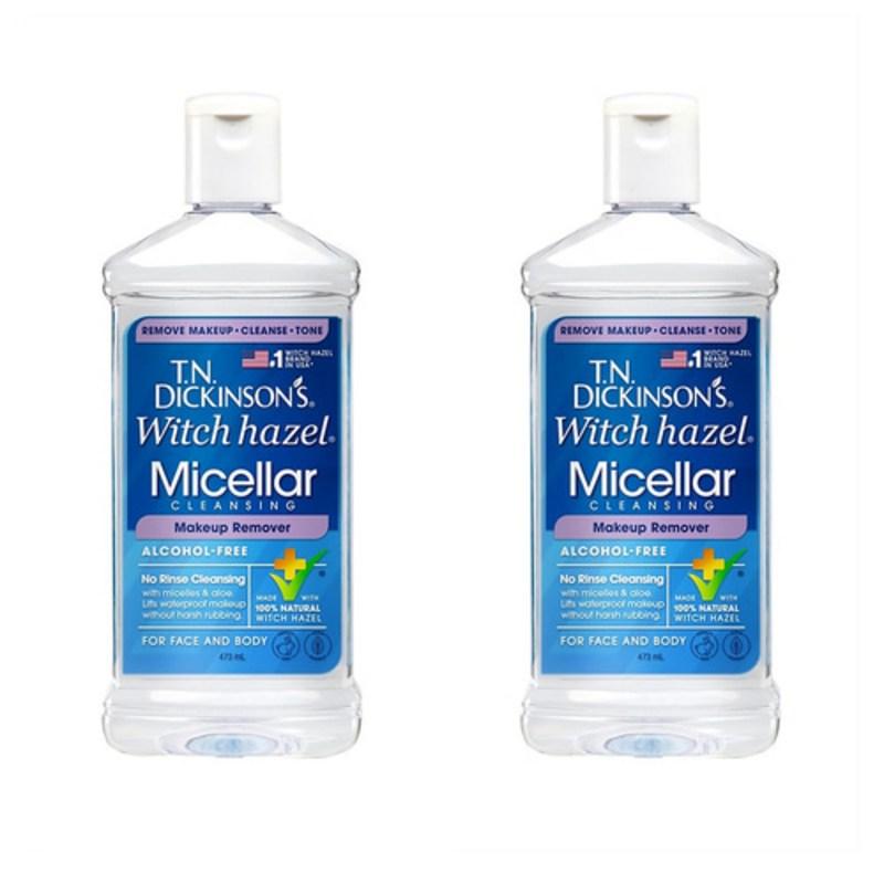 TN Dickinsons Witch Hazel Micellar Makeup Remover 473mL 2 pcs