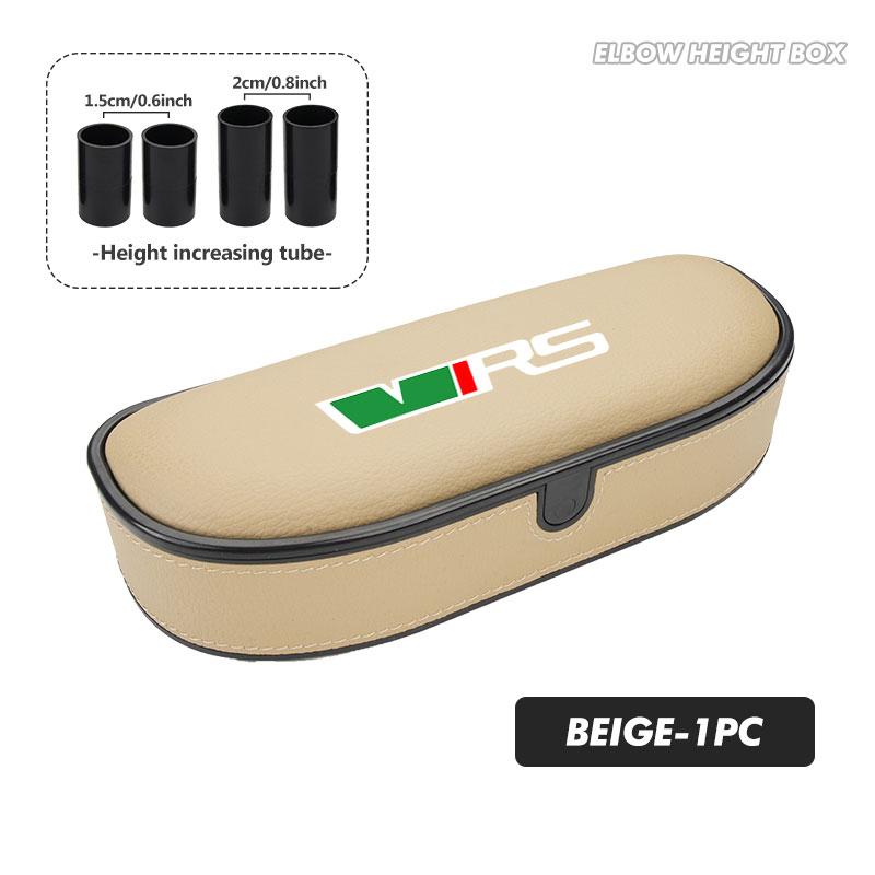 Car Door Arm Rest Storage Box Adjustable Height Elbow Support For Skoda VRS Octavia 2 3 Kamiq MK3 Kodiaq Karoq Superb Fabia