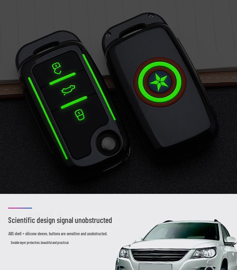 Чехол для ключа Volkswagen: Стильный дизайн с пряжкой и персонализированной отделкой