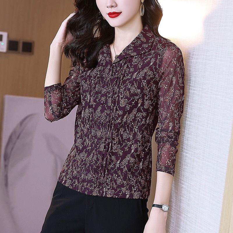 Женская рубашка Noble Lace с длинными рукавами для женщин
