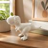 3D Printed Dinosaur Flowerpot Ornaments Mini Potted Planter Dinosaur Statue T-Rex Plant Pot  Gift