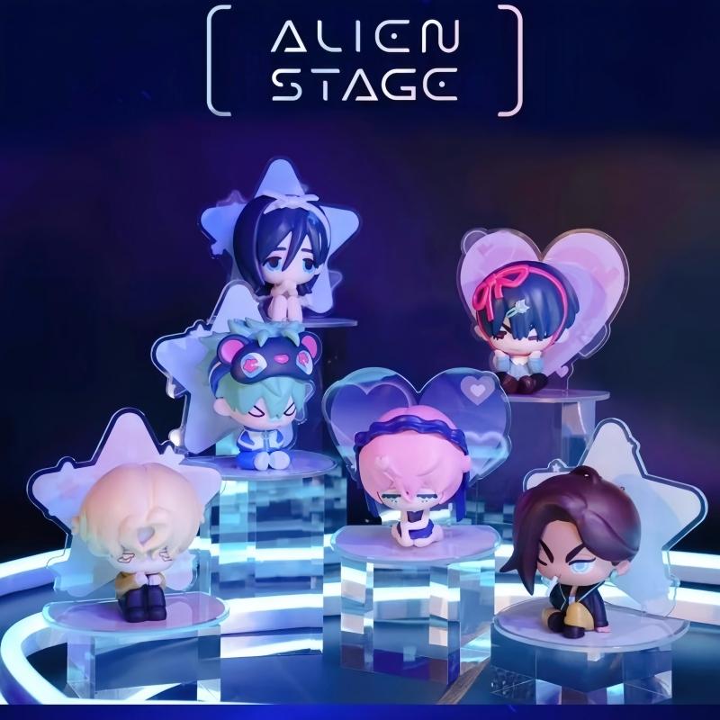 Набор Alien Stage Free Stage Series Blind Box Anime Character Surprise Mystery Box Mini Model Doll Decoration Gift Duty