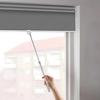 Cordless Blind Extension Pole 13"-24" Adjustable Draw Rod & Window Opener Stick for Roller Shades, Zebra Blinds - Multi-Purpose as Curtain Pull Rod