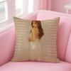 Singer Lyrical AAyliva EElif AAkar Cushion Cover Pillow Case Soft Skin Friendly Fabric Comfort  Concealed Zipper