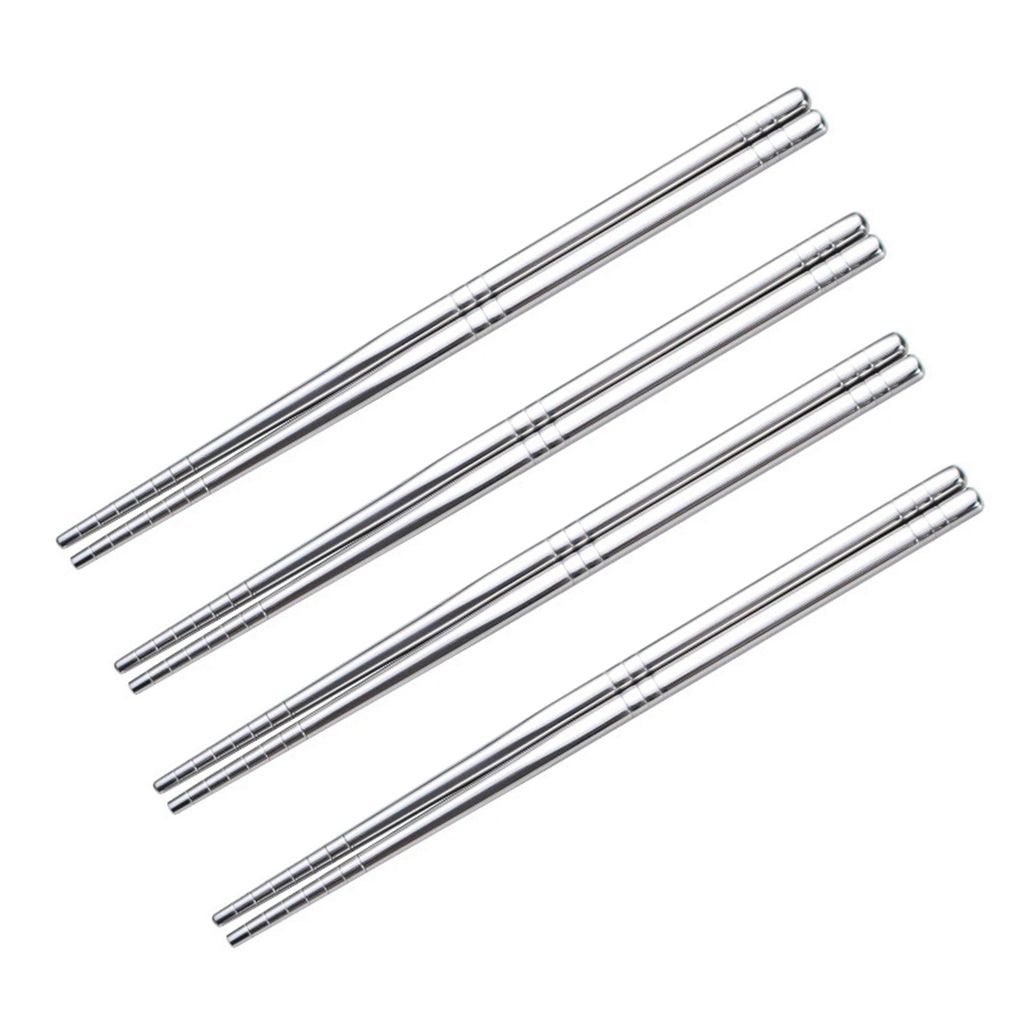 Home,Restaurant Non-slip High Temperature Kitchen Accessories Tableware Chopsticks Metal Chopsticks