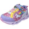 4957 Светящиеся кроссовки для девочек и детей «Двойная звезда» [Double Star] (Пурпурный/Пурпурный (02), 16см)