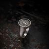 Adjustable Open Ring Men Women Vintage Tree Of Life Design Plated Geometric Leaf Band Minimalist Unique Jewelry