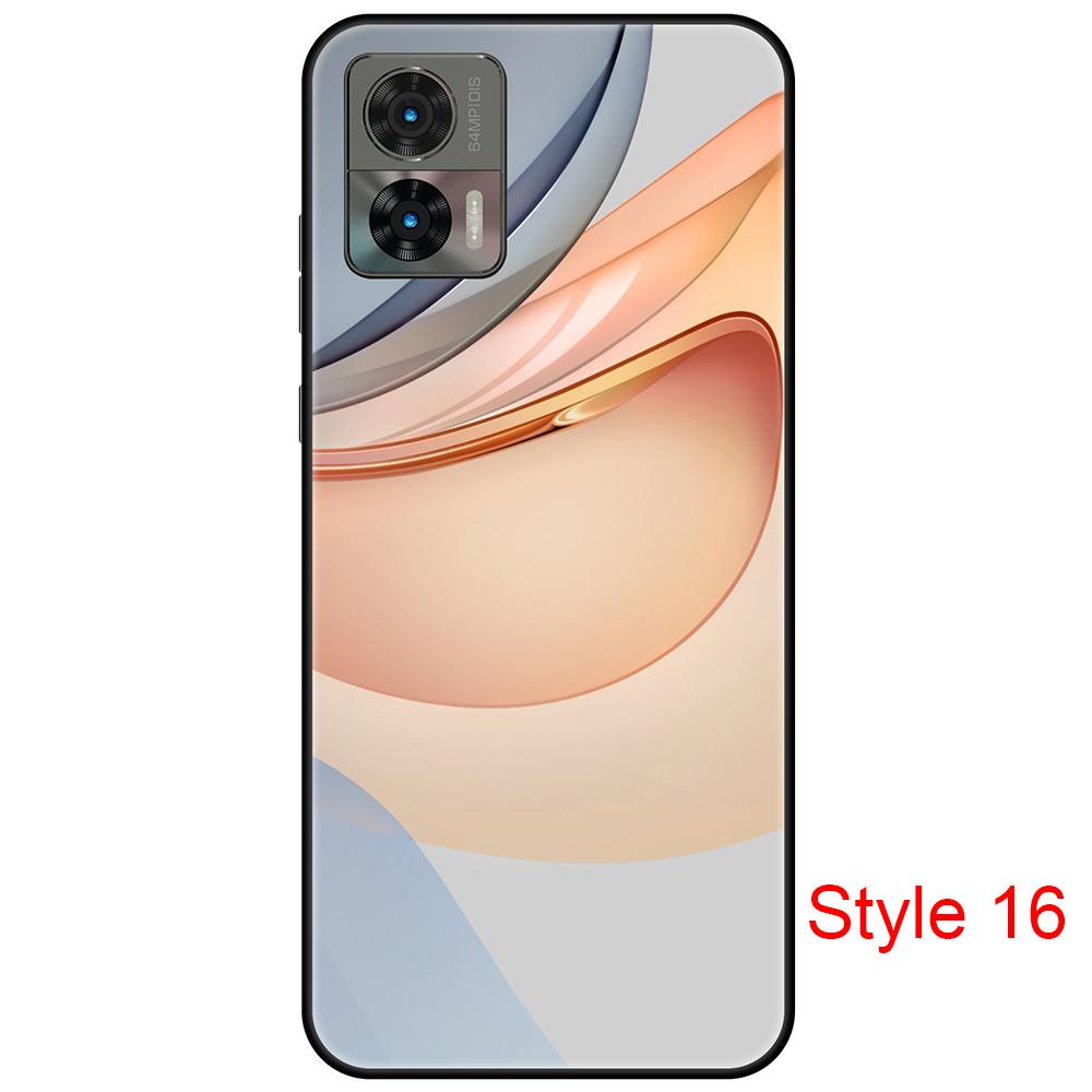 For Moto Edge 30 Neo Case, Motorola Edge 30 Lite Cute Case Girls Women, Black Slim Anti Scratch TPU Shockproof Protective Case for Edge 30 Neo Case