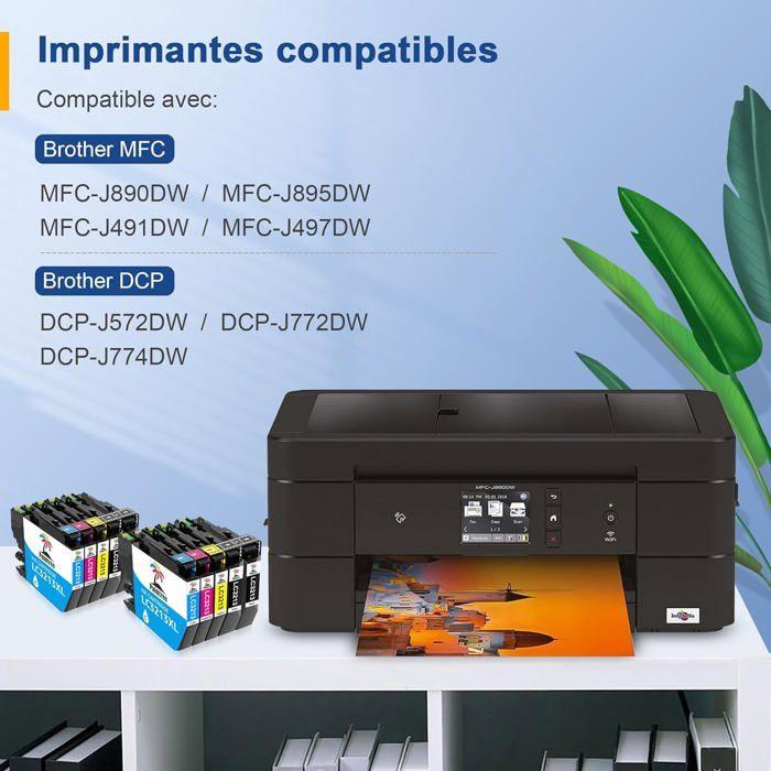 Cartouche d'encre - PALMTREE - LC3213XL - Compatible Brother - Multi-couleurs - 400 pages