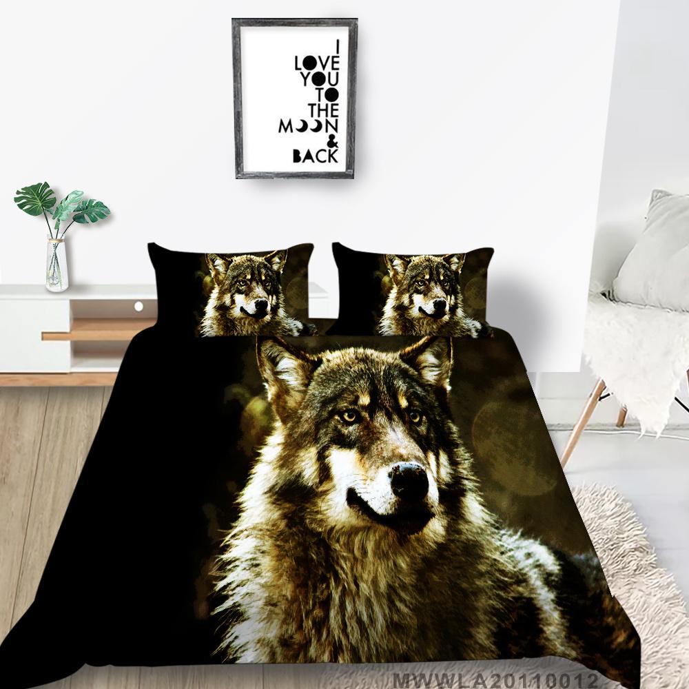 Покрывала для дома, новый модный пододеяльник из микрофибры, крутой волк, подарок для детей, детский пододеяльник