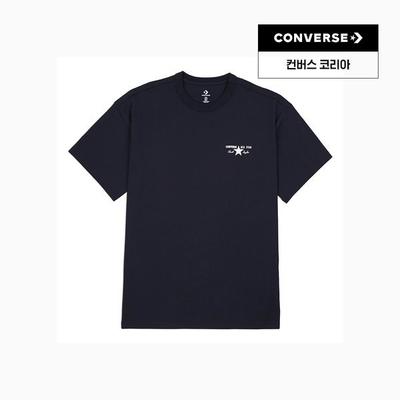 Converse Футболка Chuck 70 License PlaTe Loose Fit Converse черная 10028406 A02