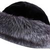 Теплая шапка-рыбак с плюшевыми полями, однотонная, утолщенная, из искусственного меха норки