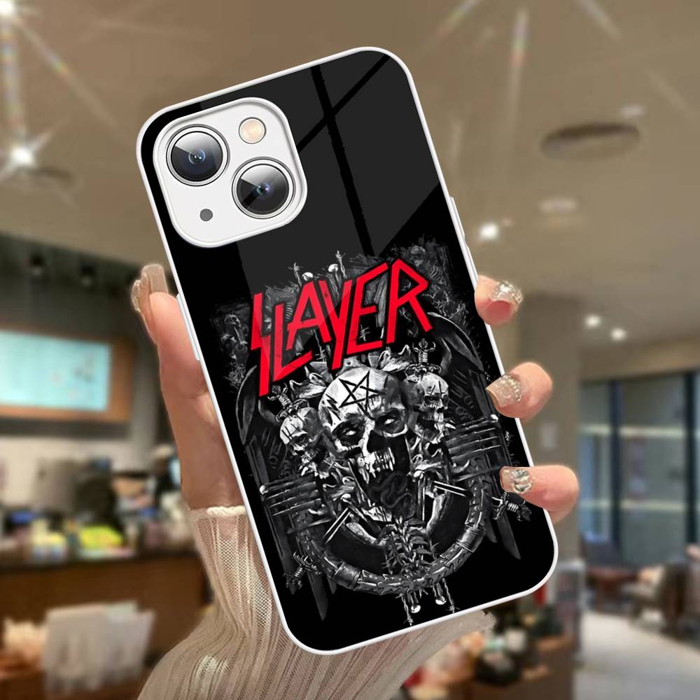 S-Slayers Band Tempered Glass For Iphone 14 13 12 11 Pro Mini XS MAX 14Plus X XS XR Cover
