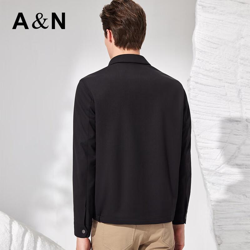 Antonio Men's Business Zipper Lapel Down Jacket