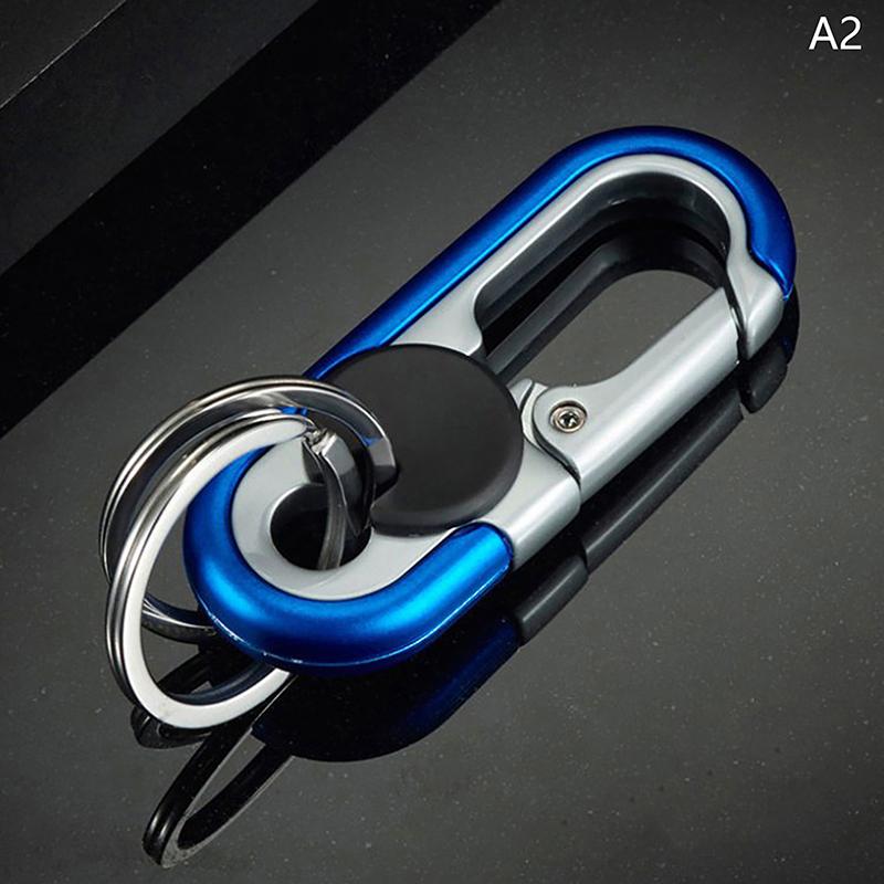 Car Keychain Creative Key Holder Men  Camping Climbing Metal Key Ring