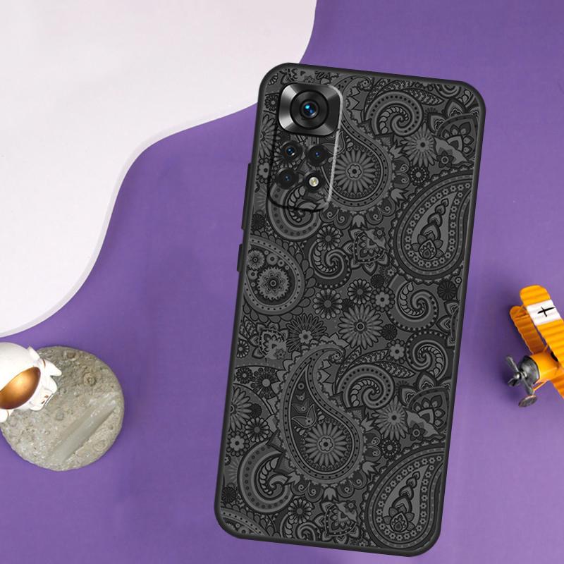 Чехол-бандана с узором пейсли для Xiaomi Redmi Note 13 Pro 14 12 9 10 11 Pro 10S 11S 12S Redmi 10C 13C 14C 12C