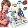 [PACZB][5] Car Track With Obstacles Parking Slide + 4 Cars U922