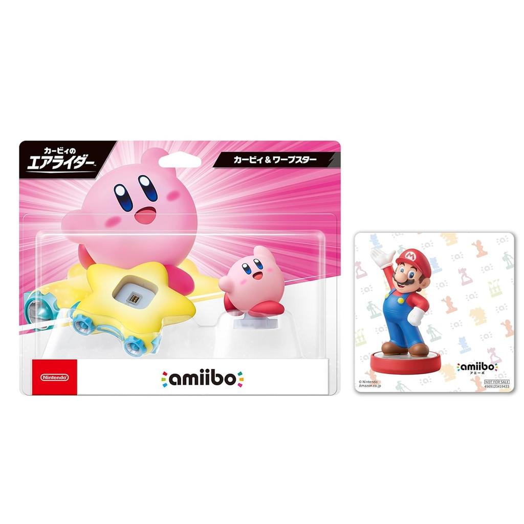 amiibo Kirby Warp Star (Kirbys Air Ride Series) Original Sticker Included