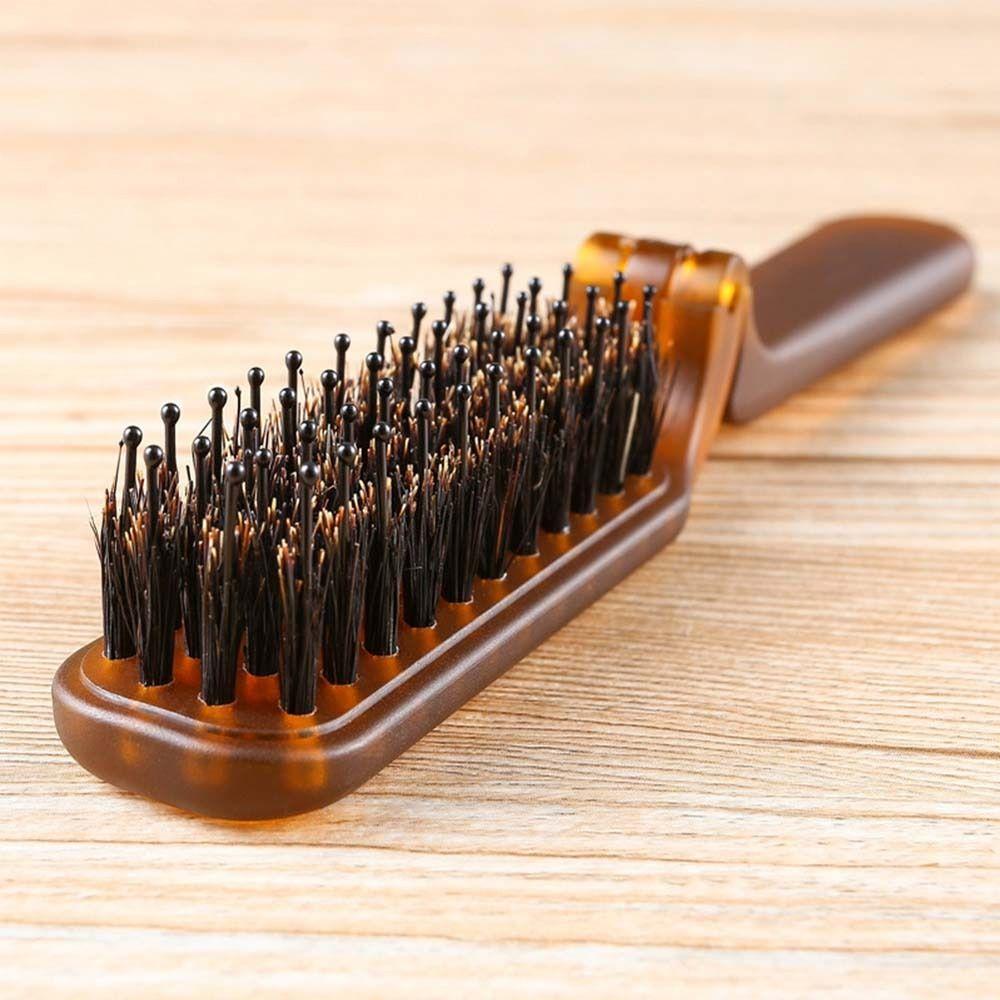 Accessories Hairdressing Compact Bristle Hair Brush Bristle Comb Foldable Comb Hair Styling Tool