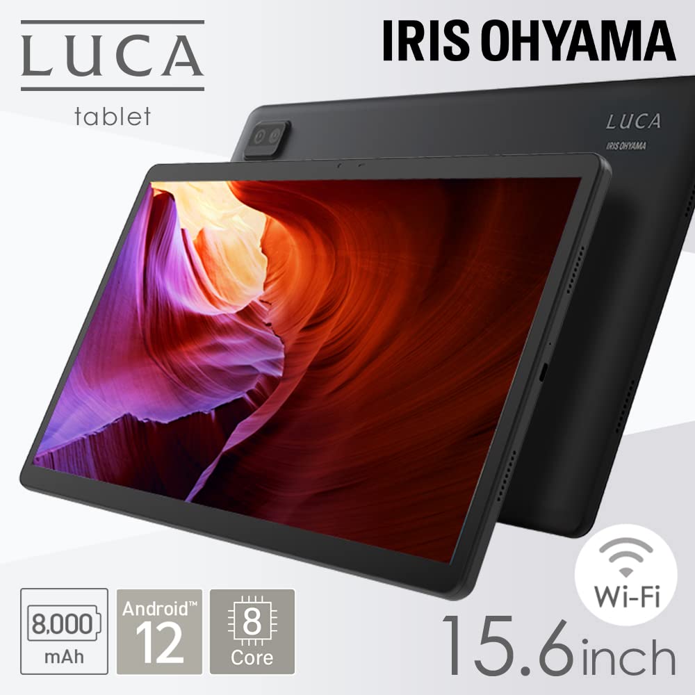 IRIS OHYAMA Tablet Inch Model Android12 Video Viewing Japanese Support FHD 1920x1280 Memory 4GB Storage 64GB 8 Core Android LUCA TM152M4N1 15.6 Wi-fi