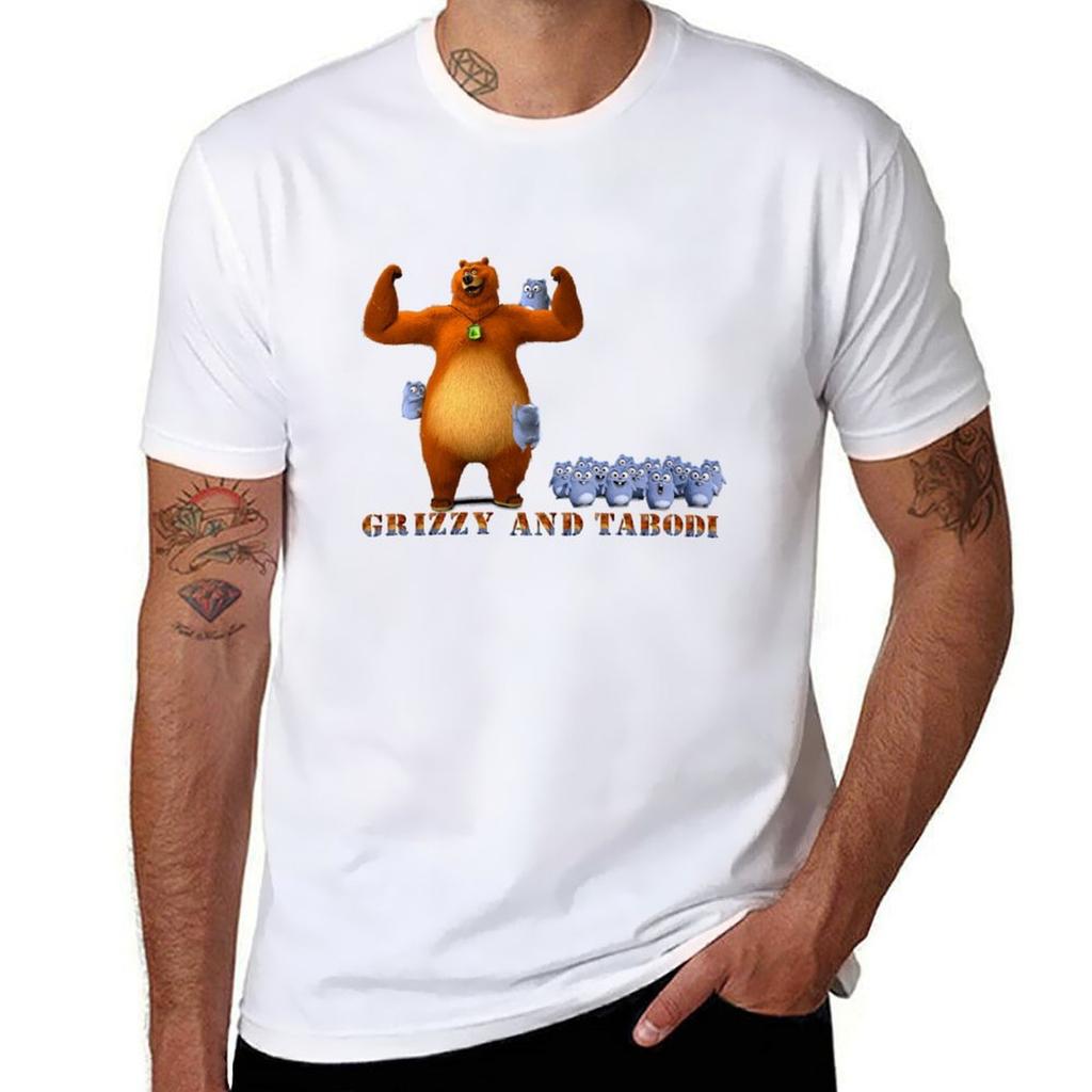 Happy Lemmings Tabodi And Grizzy Active3 Tshirt Basic Breathable Solid Color Tshirt