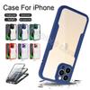 Clear 360 Full Wrap Phone Case for iPhone 16 Pro Max 15 14 13 12 11 SE2/SE3 Xr Xs 7 8 Plus Film With Lens Protection Back Cover
