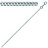 [D6777] - Silver 'Maille Curb' Silver Chain - 42 Cm 1. 2 Mm