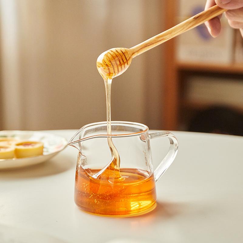 1 шт. Высококачественная оливковая деревянная палочка для меда Цельная деревянная ложка для меда Специальная краска без воска Палочка для смешивания кухонный гаджет