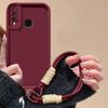 For Vivo Y17 Case Vivo Y15 Y12 Y3 Y12i Y11 2019 Phone Case Weaving Lanyard Matte Back Cover Skin Feel Protection Shockproof Case