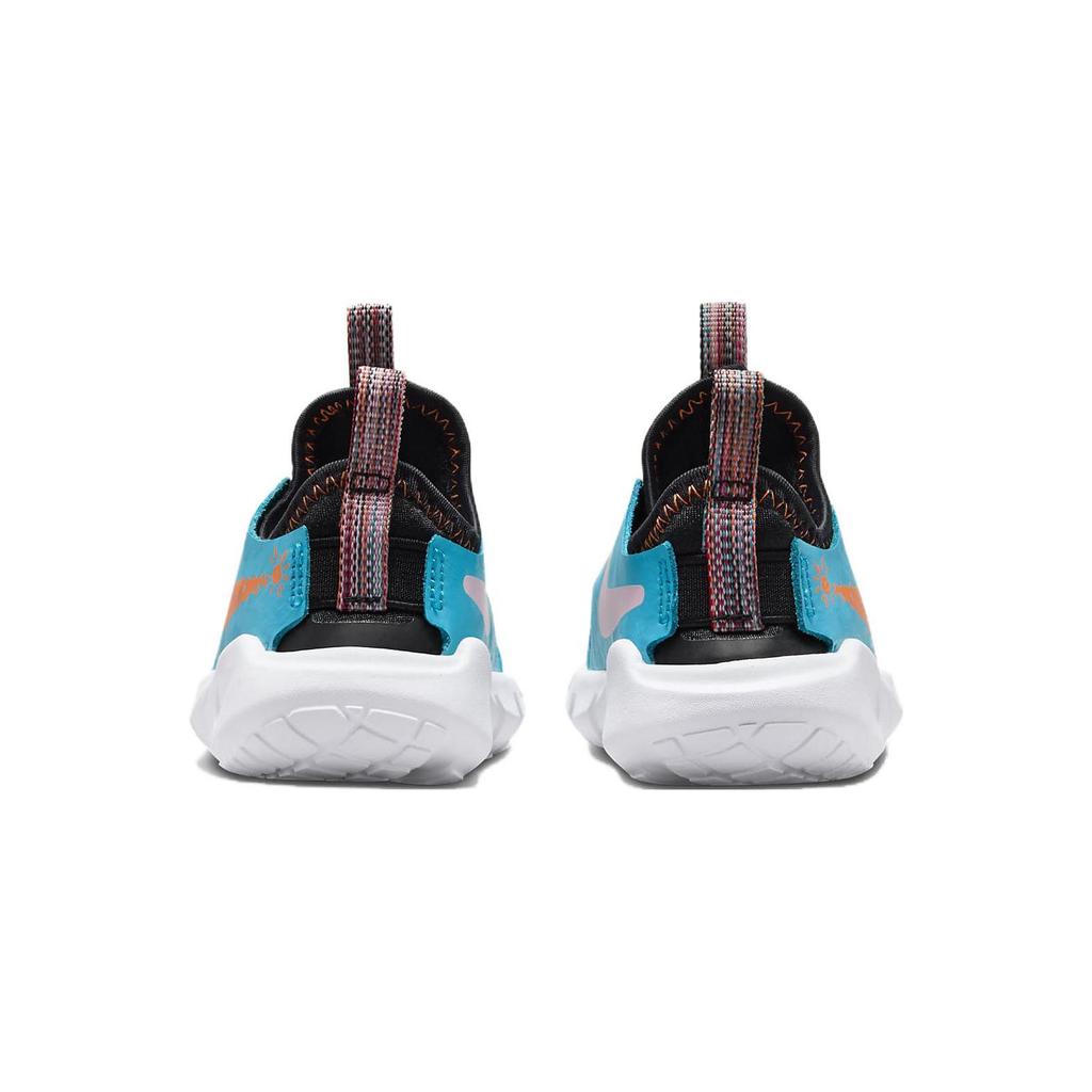 Nike Детские кроссовки Flex Runner 2 Lil TD Blue Lightning Total Orange Black White FV6667-400