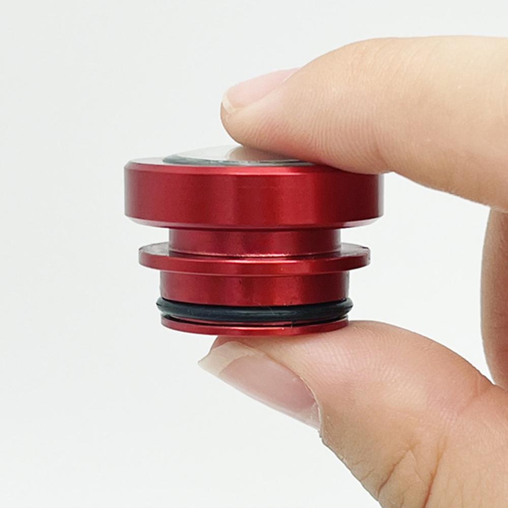 2x Aluminum Alloy Car Cigarette Lighter Outlet Plug Cap Dust Cover Compass Style