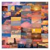 55 Gentle Sunset Text Graffiti Stickers DIY Decorative Suitcase Motorcycle Trolley Case Waterproof Removable Glue