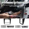 Dashboard Control Panel Frame 9-Inch Navigation Fascia Kit for LADA 2110/2111/2112, Dash Mounting Center Console Trim Replacement Android Screen,