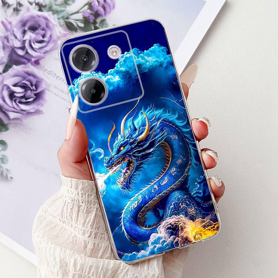 Для Xiaomi Poco M7 Pro 5G Чехол Прозрачный Модный Роскошный Мультяшный Забавный Крутой Расписной Мягкий Чехол для Телефона Для Poco M7 Pro 5G Задняя Крышка