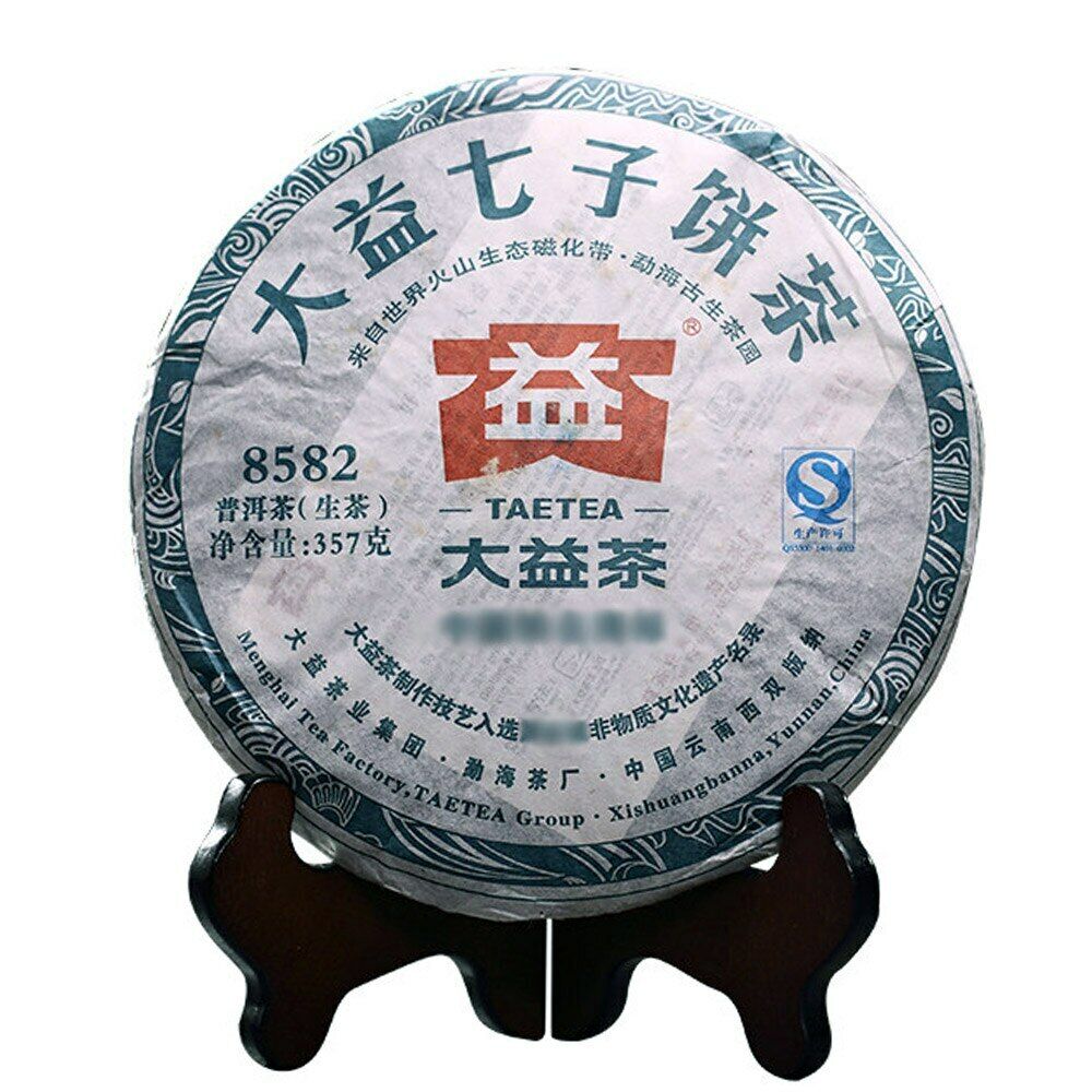 2011 TAETEA 8582 Menghai 103 Batch Пуэр Сырой чай Пуэр Шэн Пуэр Торт 357г