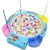Plastic Fishing Toys Blue Pink Electric Spin with Music Interesting Fishing Game Toys Gift