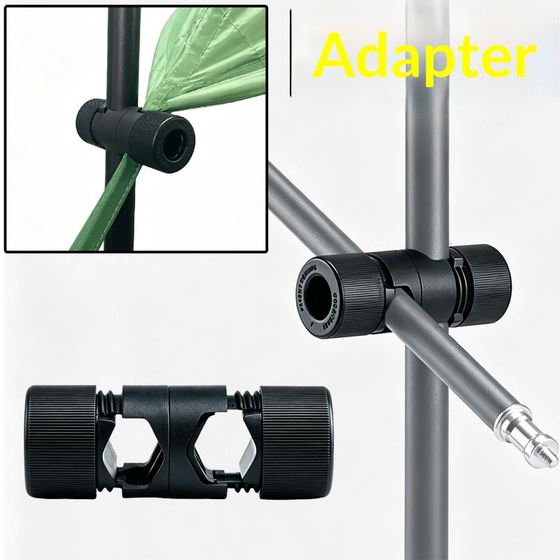 Multi-device Compatible Flash Light Stand Shaft Adapter Center Handle Camera Mobile Clip Mount Bracket for Live