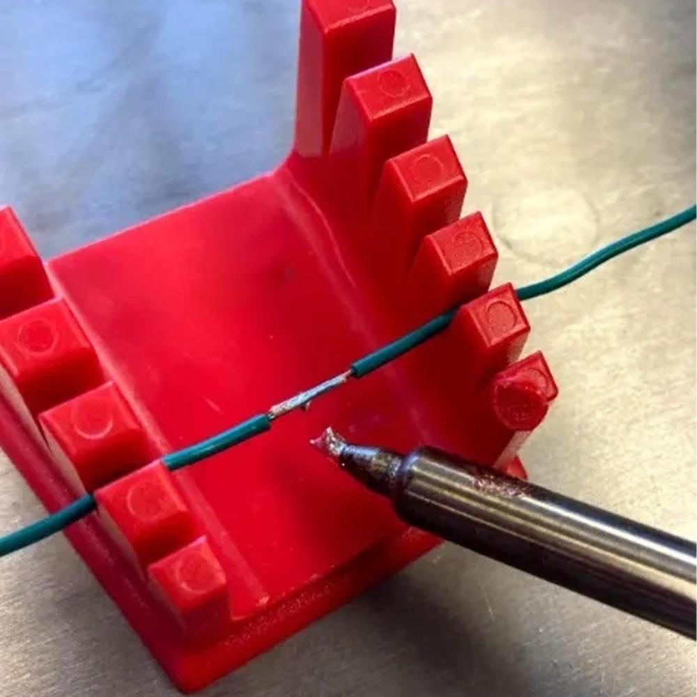 Welding Station Cable Clamp Bracket, Workbench Wire Holder for Thick & Thin Cables