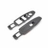 4Pcs/Set Car Interior Window Lift Switch Cover Trim Sticker for BMW 3 Series F30 Gran Turismo F34 Carbon Fiber Look Decoration