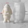 Милая силиконовая форма для свечей в виде пасхального кролика, 3D мультяшный кролик, форма для изготовления поделок из гипса, смолы, мыла, свечей, украшение для дома