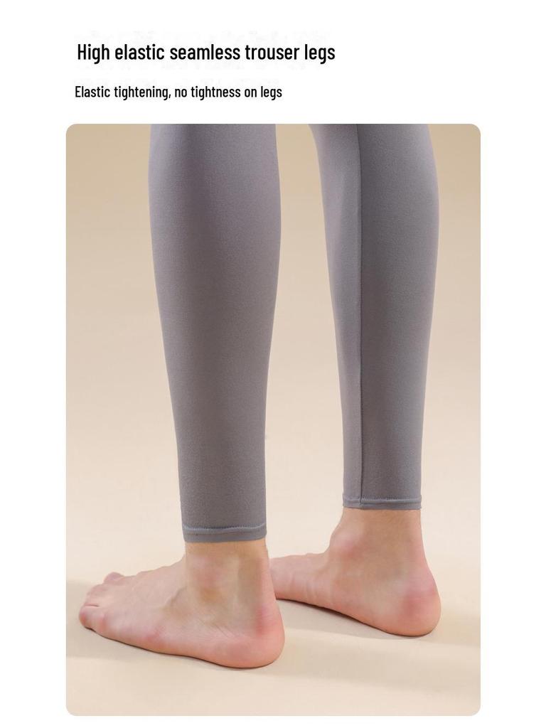 Мужские зимние ультратонкие бесшовные термоштаны с улучшающими кожу и согревающими свойствами