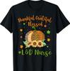 Thankful L&D Nurse Pumpkin Sunflower Thanksgiving T-Shirt