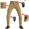Mens Motorcycle Riding Jeans Cotton Anti-fall Off-road All-season Casual Biker Pants